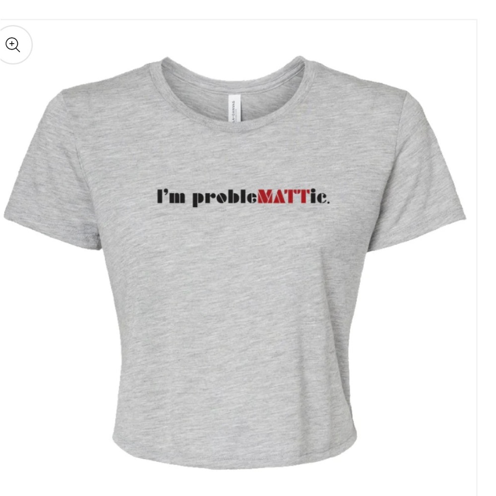 Matt Rife I’m Problematic World Tour Women’s Crop Top - Small